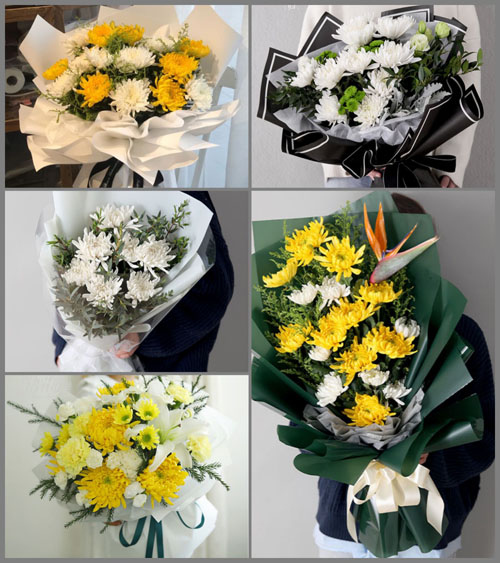 安徽蚌埠市淮上区小蚌埠镇桂花园社区白事花束代送